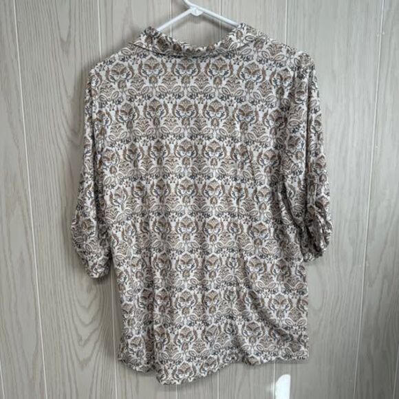 Emily Daniels Ladies 3/4 Sleeve Multi Top Size Large NWT - Picture 5 of 6